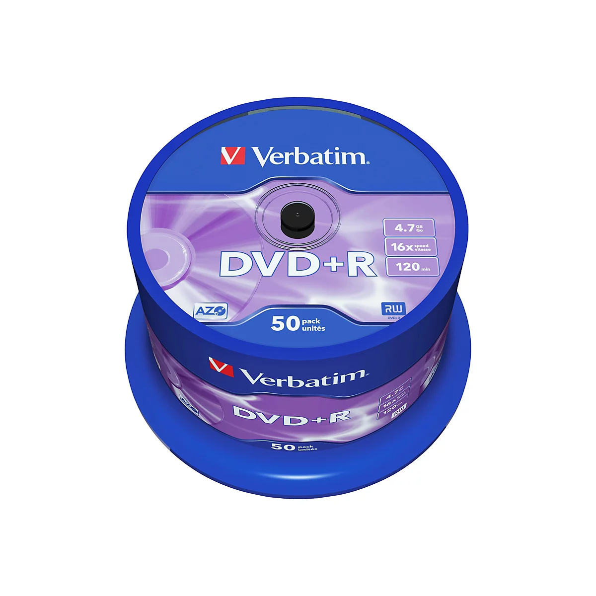Verbatim - DVD+R x 50 - 4.7 GB - Speichermedium