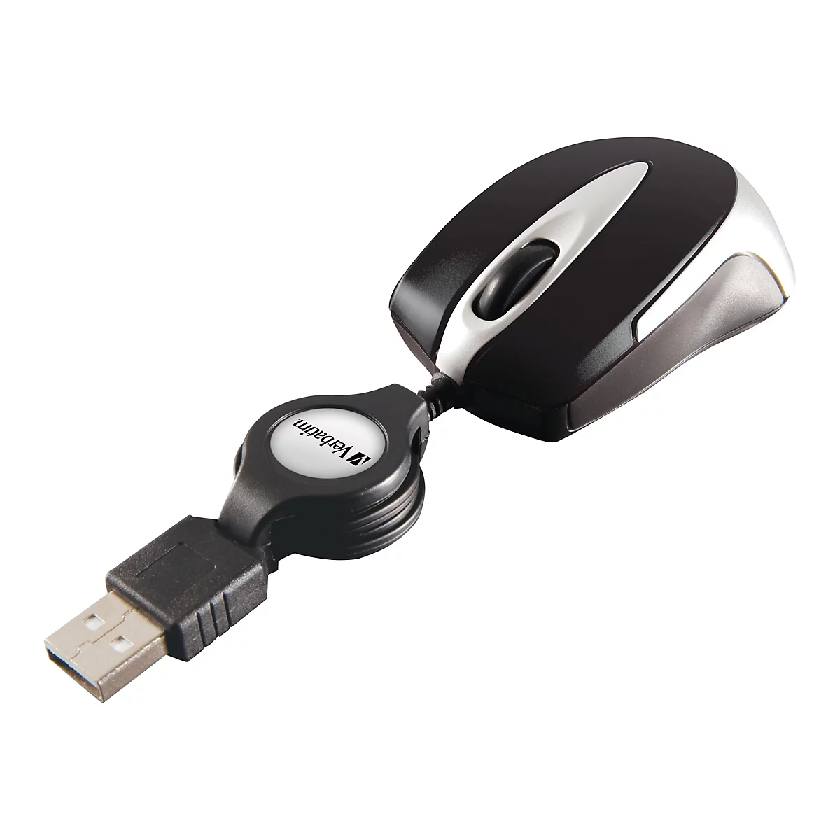 Verbatim Go Mini Optical Travel Mouse - Maus - USB - Schwarz