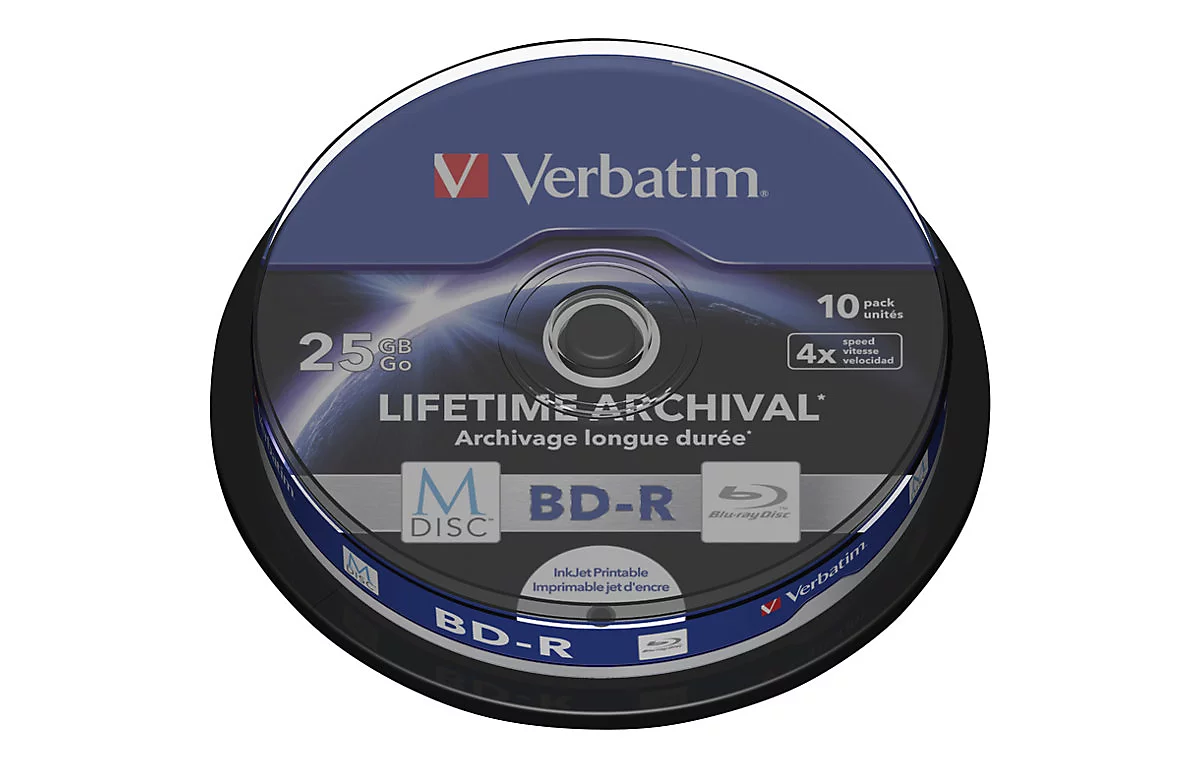 Verbatim M-Disc - BD-R x 10 - 25 GB - Speichermedium