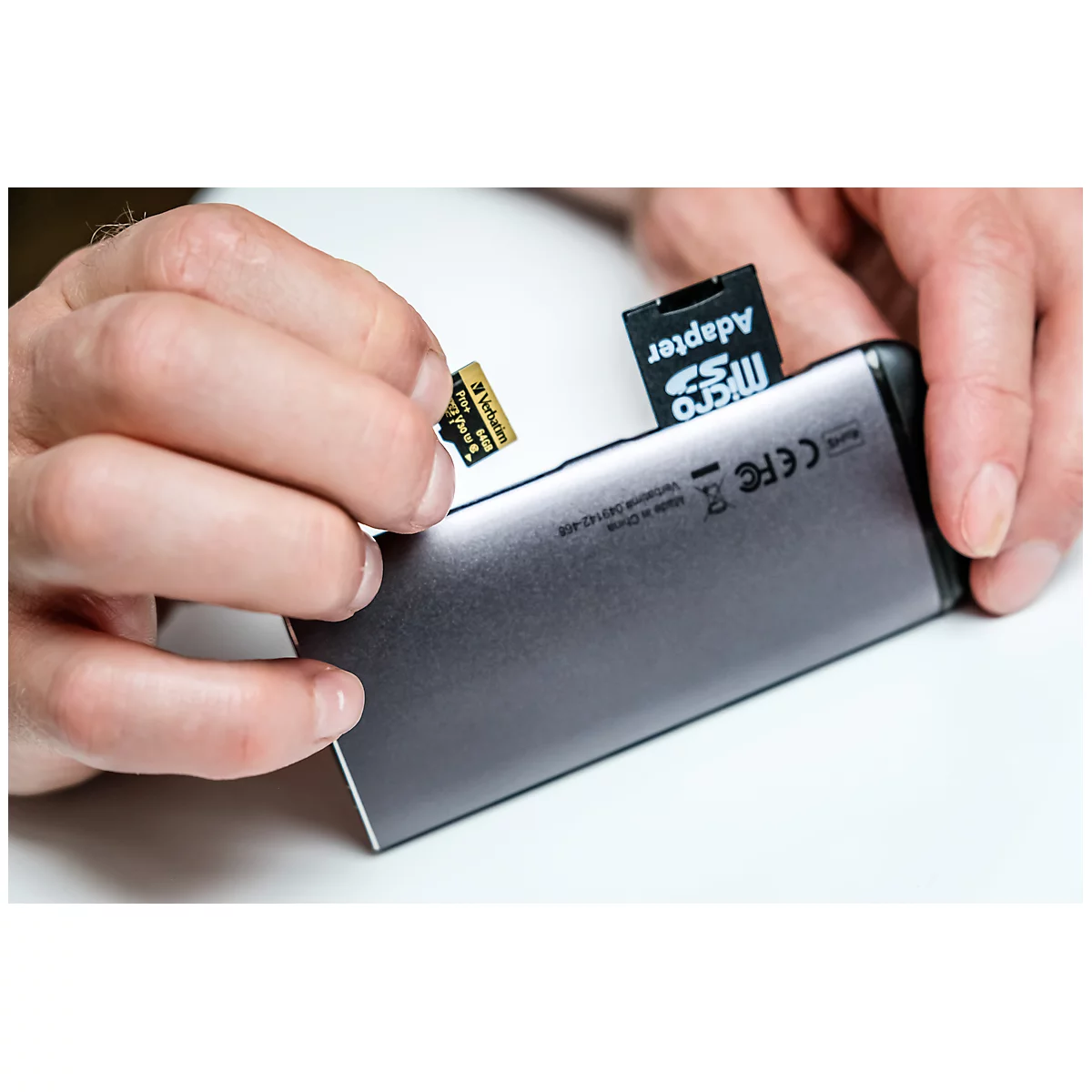 Verbatim Multiport-hub, USB-C, 3x USB 3.0, HDMI, Gigabit Ethernet, SD/microSD
