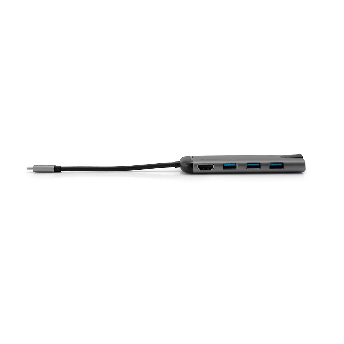 Verbatim Multiport-hub, USB-C, 3x USB 3.0, HDMI, Gigabit Ethernet, SD/microSD