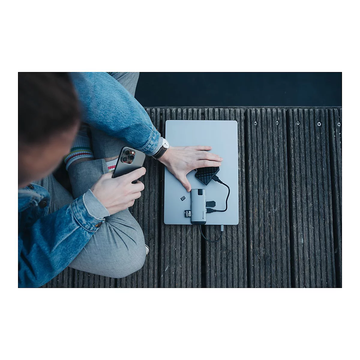 Verbatim PRO - Flash-Speicherkarte (microSDXC-an-SD-Adapter inbegriffen) - 128 GB - Video Class V30 / UHS-I U3 / Class10 - 300x/600x - microSDXC UHS-I
