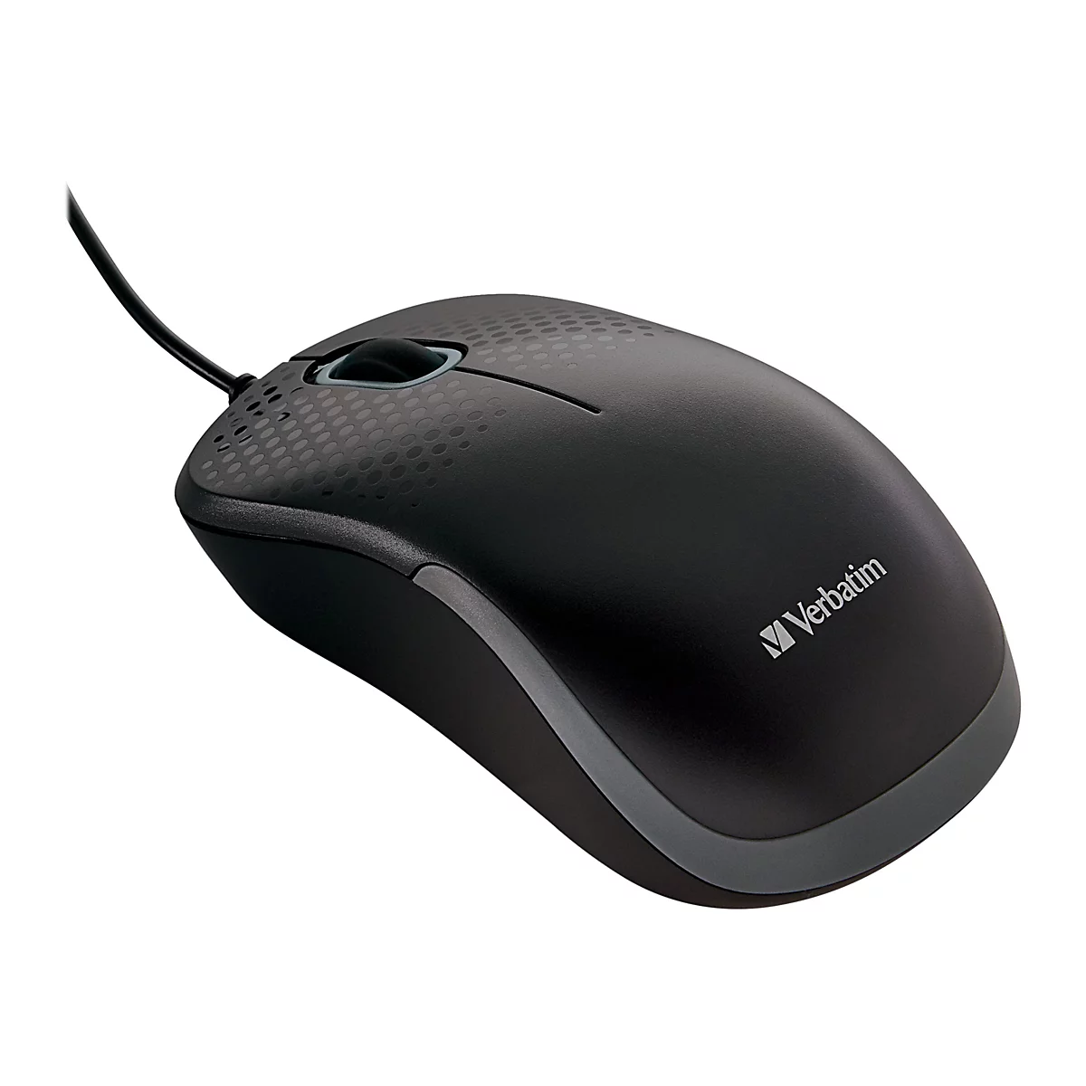 Verbatim Silent Optical Mouse - Maus - optisch - 3 Tasten - kabelgebunden - USB