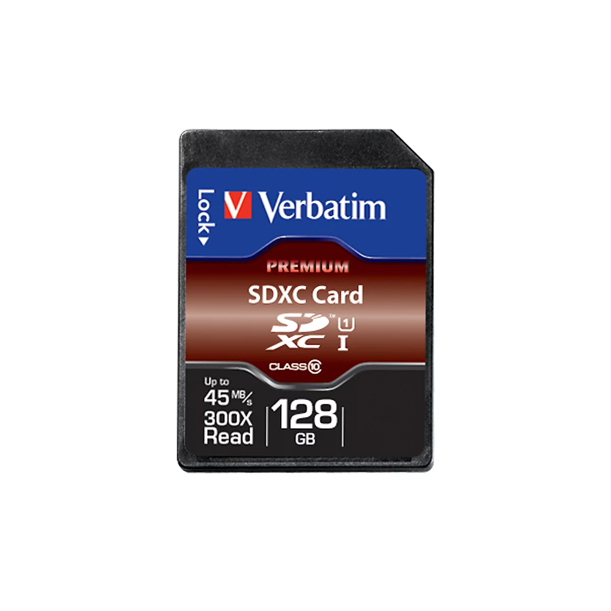 Verbatim Speicherkarte SDHC/SDXC Premium, Speicherkapazität 128 GB