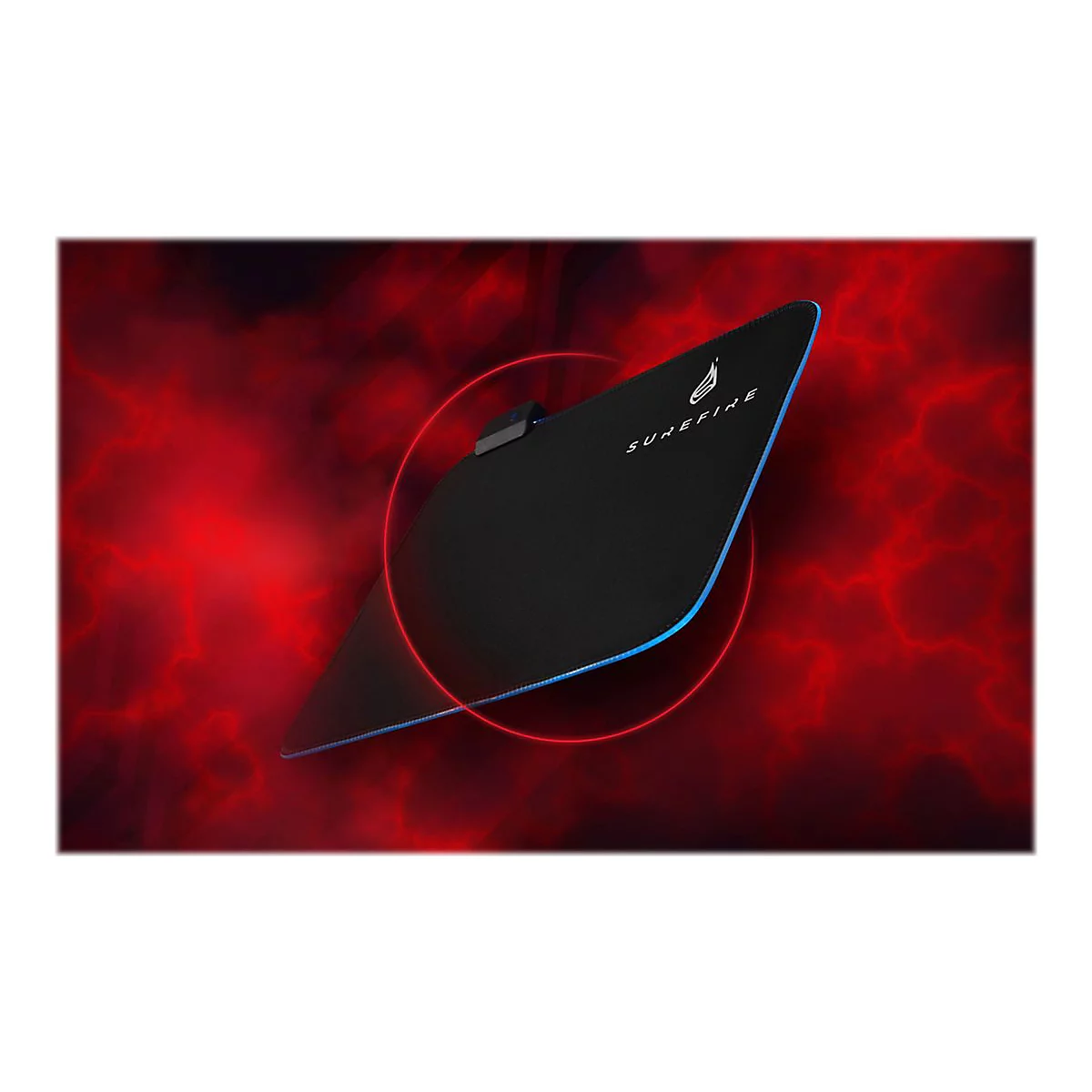 Verbatim SureFire Silent Flight RGB-320 - Beleuchtetes Mousepad - Medium