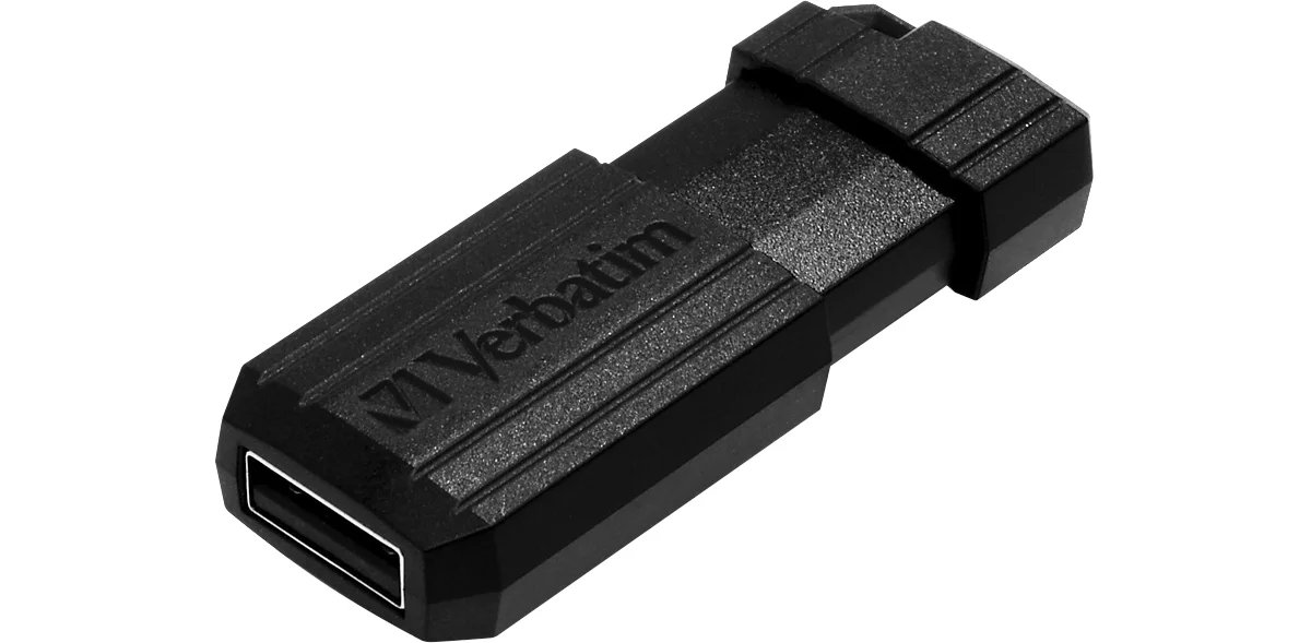 Verbatim USB-Stick PinStripe, Speicherkapazität 8 bis 64 GB, mit Schiebemechanismus, 8 GB