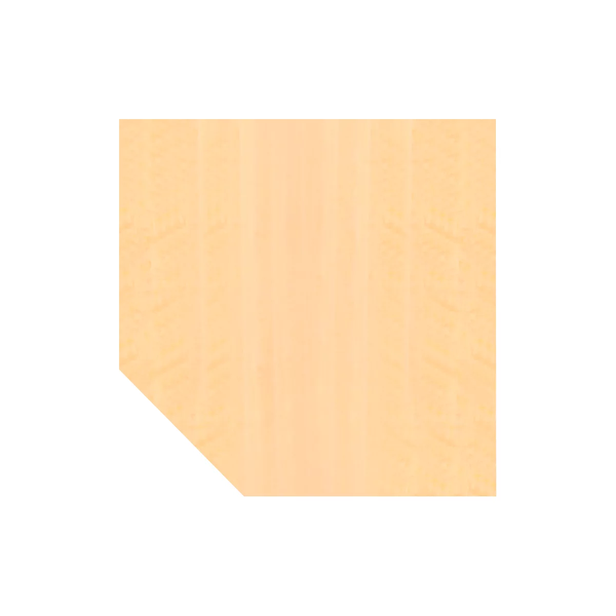 Verbindingsplaat TARA, trapezium, B 1200 x D 1200 mm, esdoornpatroon