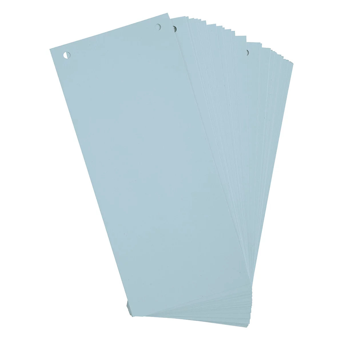 Verdeelschotten Exacompta Forever, rechthoekig, 2 gaten, B 240 x H 105 mm, Blauer Engel, gerecycled kraftkarton, blauw, 100 stuks