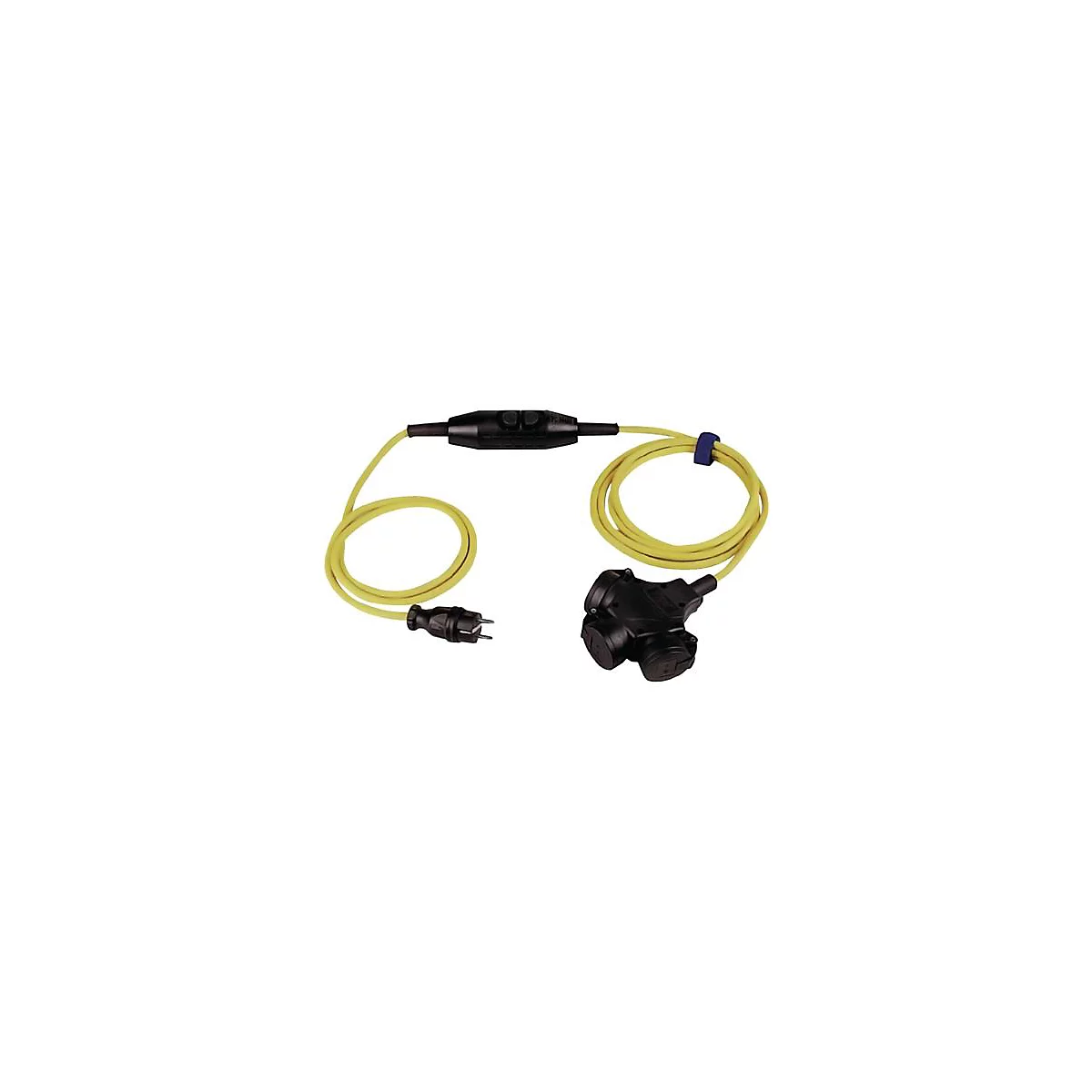 Verlengsnoer aardingscontact 16 A 230 V 4,5m H07RN-F 3x1,5 mm2 geel IP44