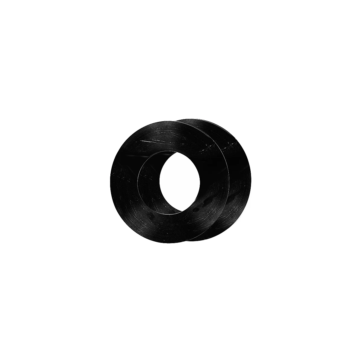 Verpackungsstahlband, 16 x 0,5 mm, Kern-Ø 210-410 mm, gewachst & gebläut, einlagig, 2 Rollen