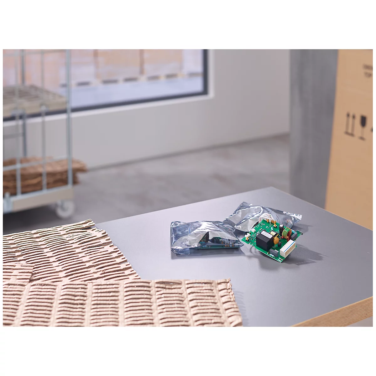Verpakkingsopvulmachine HSM ProfiPack P425, 400V, incl. aanpassingsset voor zuigunit