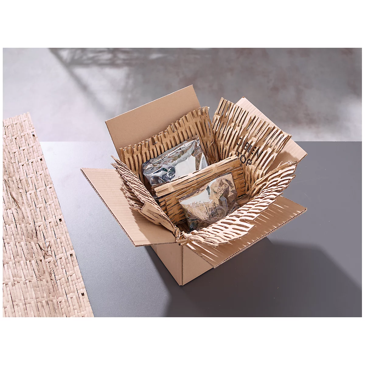 Verpakkingsopvulmachine HSM ProfiPack P425, 400V, incl. aanpassingsset voor zuigunit