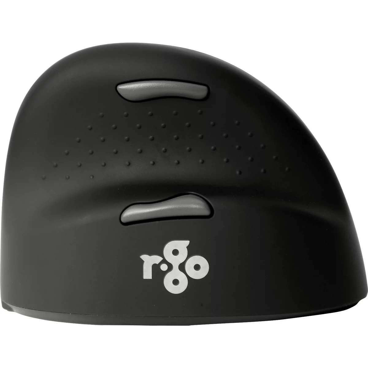 Verticale muis R-Go HE Break, ergonomisch, voor rechtshandigen, 400-2400 dpi, 5 knoppen &amp; scrollwiel, LED-pauze-indicator, Bluetooth, maat L, zwart
