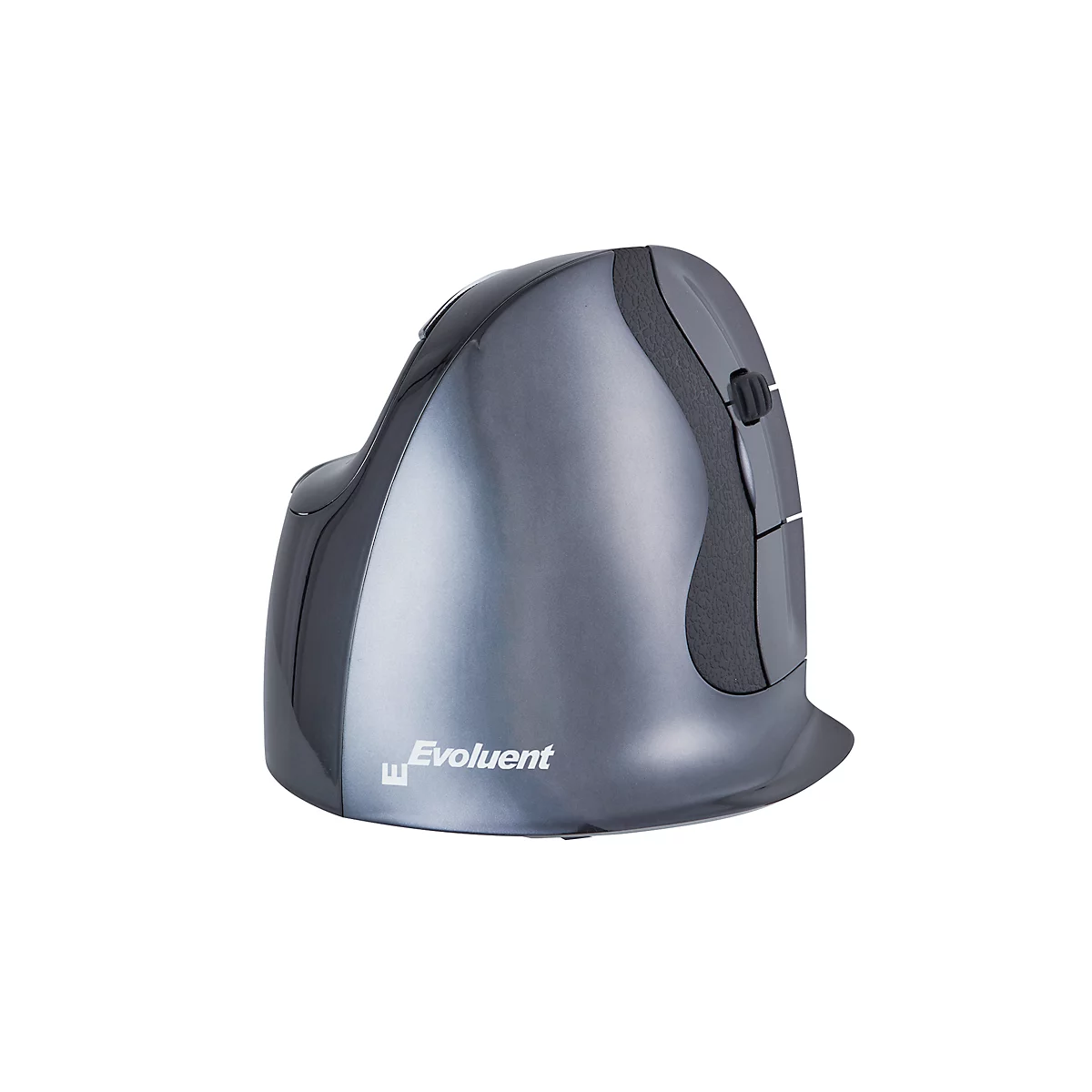 Vertikalmaus BakkerElkhuizen Evoluent D wireless small, ergonomisch, USB, 5 Tasten inkl. Scrollrad, verchromt