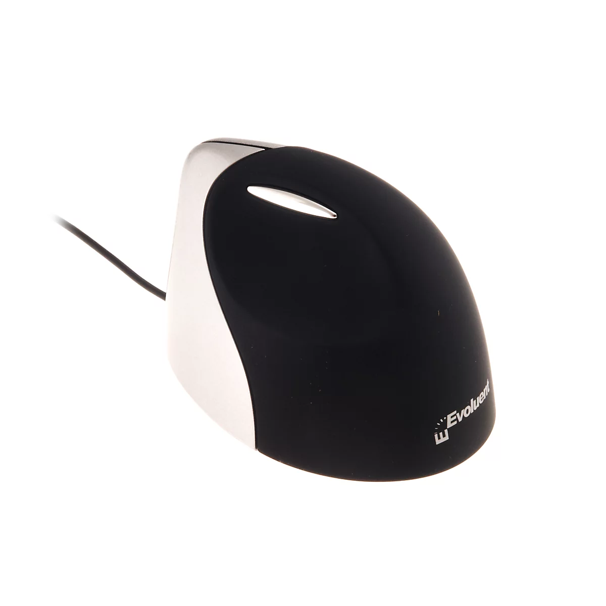 Vertikalmaus Evoluent Standard Right Hand Model, 3-Tasten-Maus, Scroll-Rad, Kabel