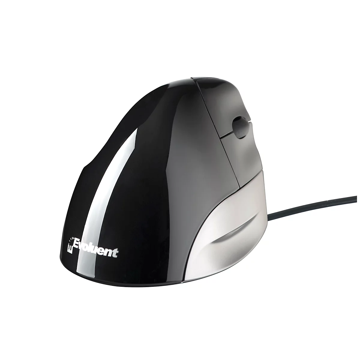 Vertikalmaus Evoluent3 Right Hand Model, 3-Tasten-Maus, Scroll-Rad, Kabel