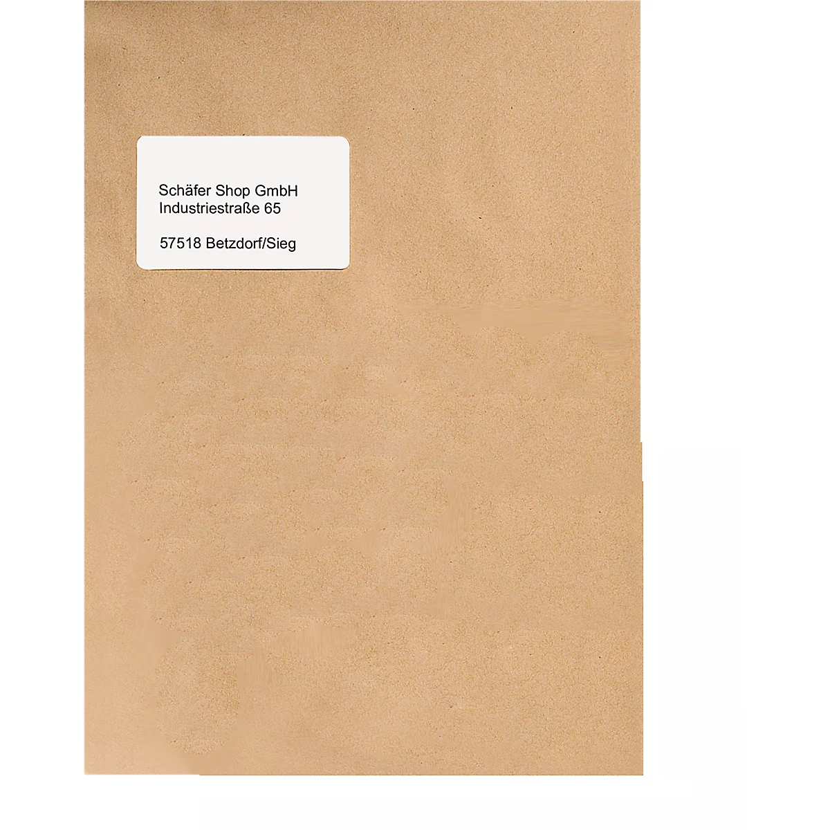 Verzendenvelop C5, bruin, met venster, 1000 stuks