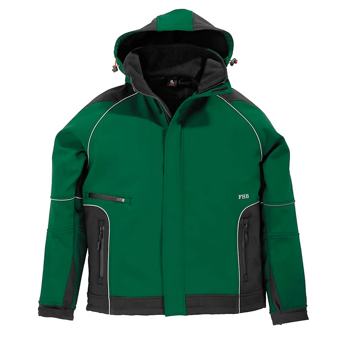 Veste softshell FHB KOLTEX, vert/noir, taille 40/42