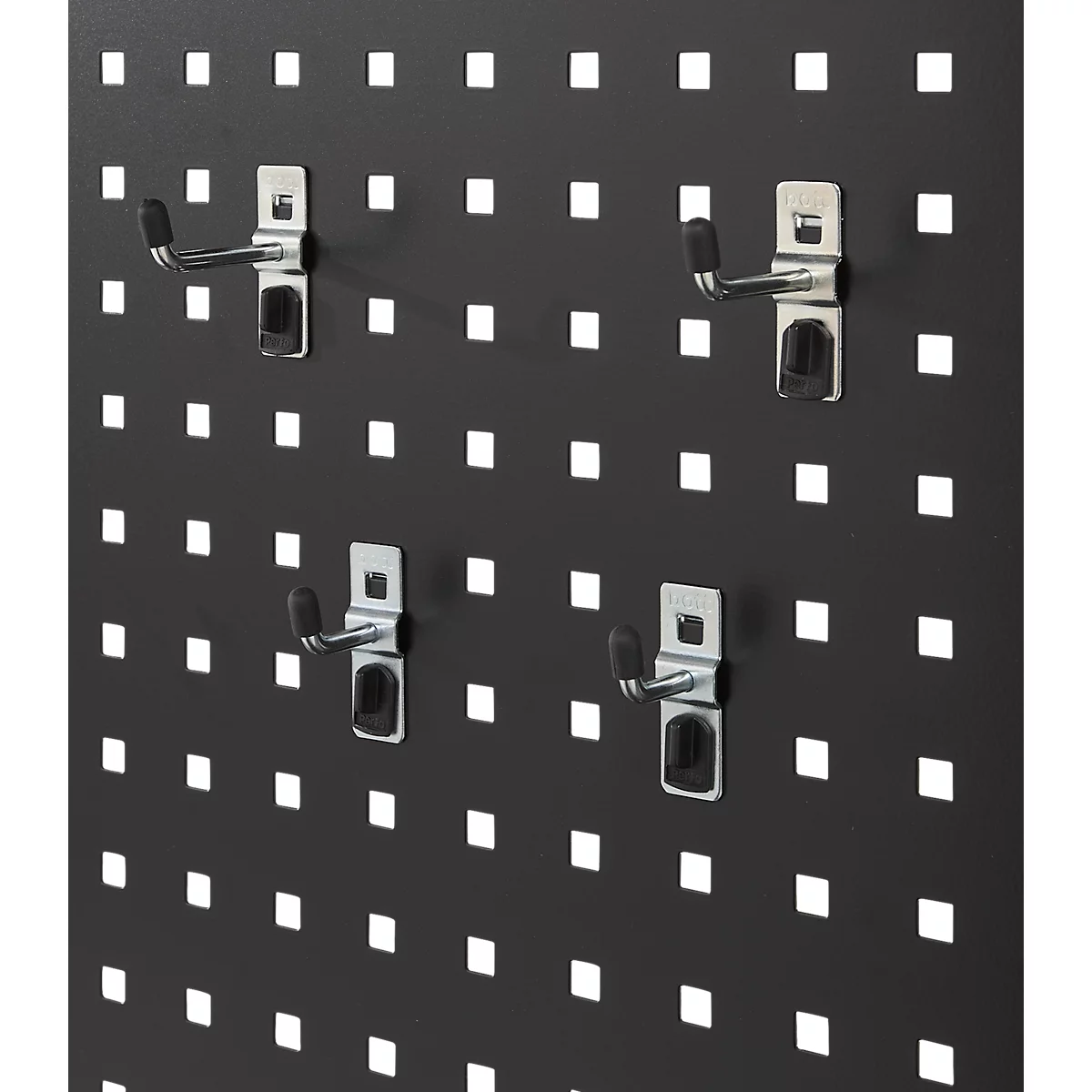 Vestiaire ORDO Flex - rayonnage emboîtable - acier - modulaire - l. 1060 x P 535 x H 2000 mm - charge admissible 1200 kg - noir profond RAL 9005