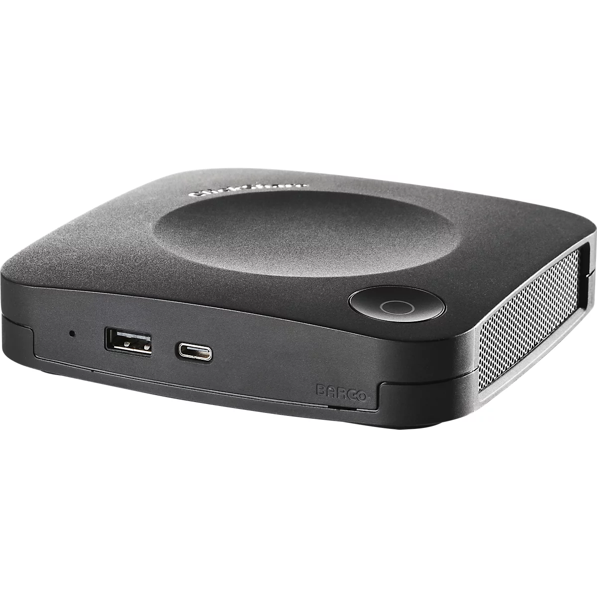 Video-Konferenzsystem Barco ClickShare C-10, für mittelgroße/große Räume, bis 30 m, 3840 x 2160 px, USB/LAN/WLAN/HDMI, 1 ClickShare Button