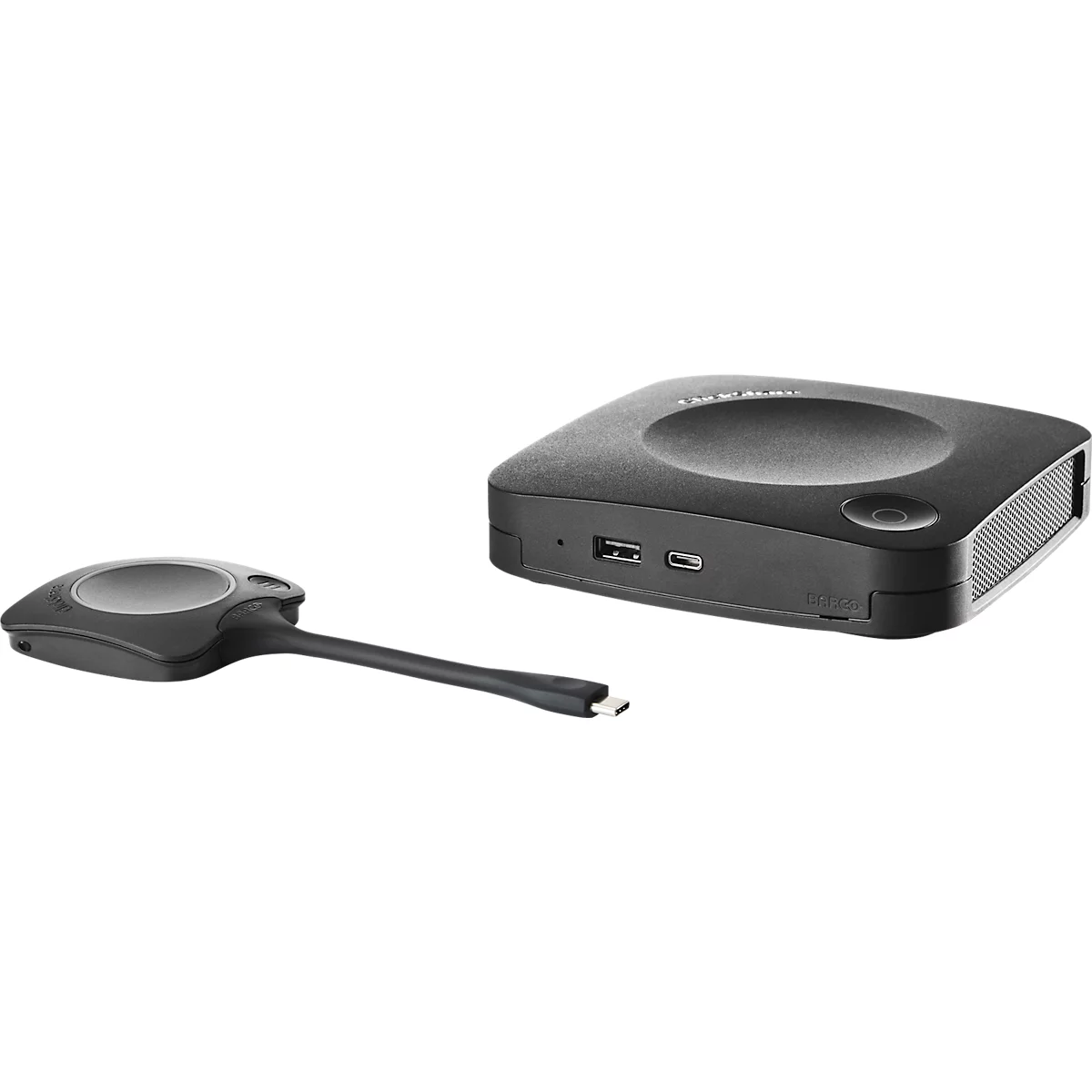Video-Konferenzsystem Barco ClickShare C-10, für mittelgroße/große Räume, bis 30 m, 3840 x 2160 px, USB/LAN/WLAN/HDMI, 1 ClickShare Button