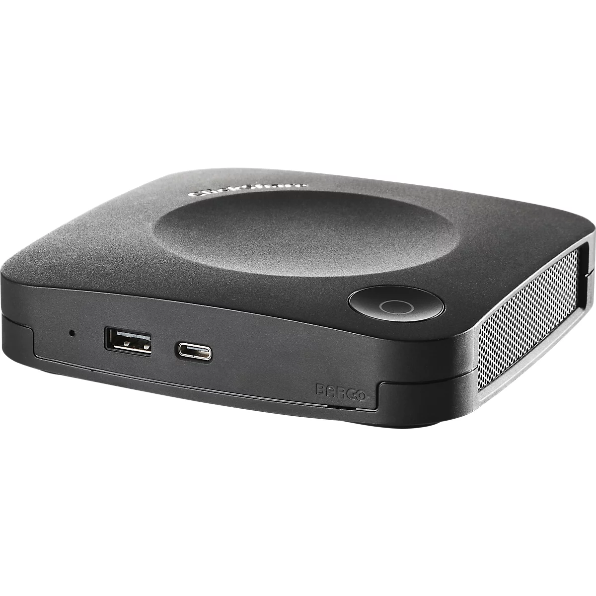 Video-Konferenzsystem Barco ClickShare C-10, für mittelgroße/große Räume, bis 30 m, 3840 x 2160 px, USB/LAN/WLAN/HDMI, 2 ClickShare Buttons