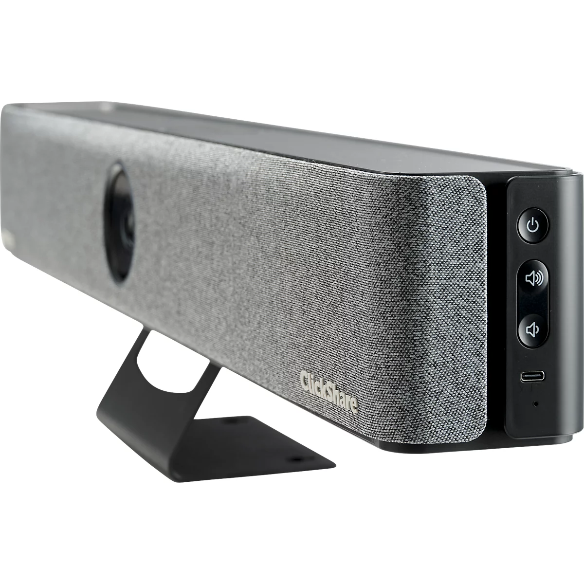 Videobar Barco ClickShare Bar Core, voor kleine tot middelgrote ruimtes, 3840 x 2160 px, 2 x 10 W, USB/LAN/WLAN, met 1 ClickShare-knop, zwart