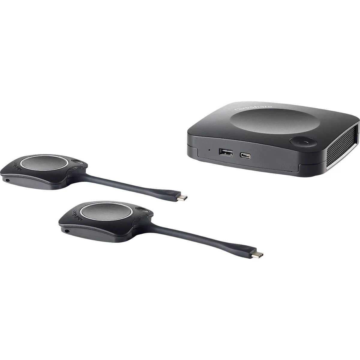 Videoconferentiesysteem Barco ClickShare CX-30 2e generatie, voor kleine/middelgrote ruimtes, tot 30 m, 3840 x 2160 px, USB/LAN/WLAN/HDMI, 2 ClickShare-knoppen