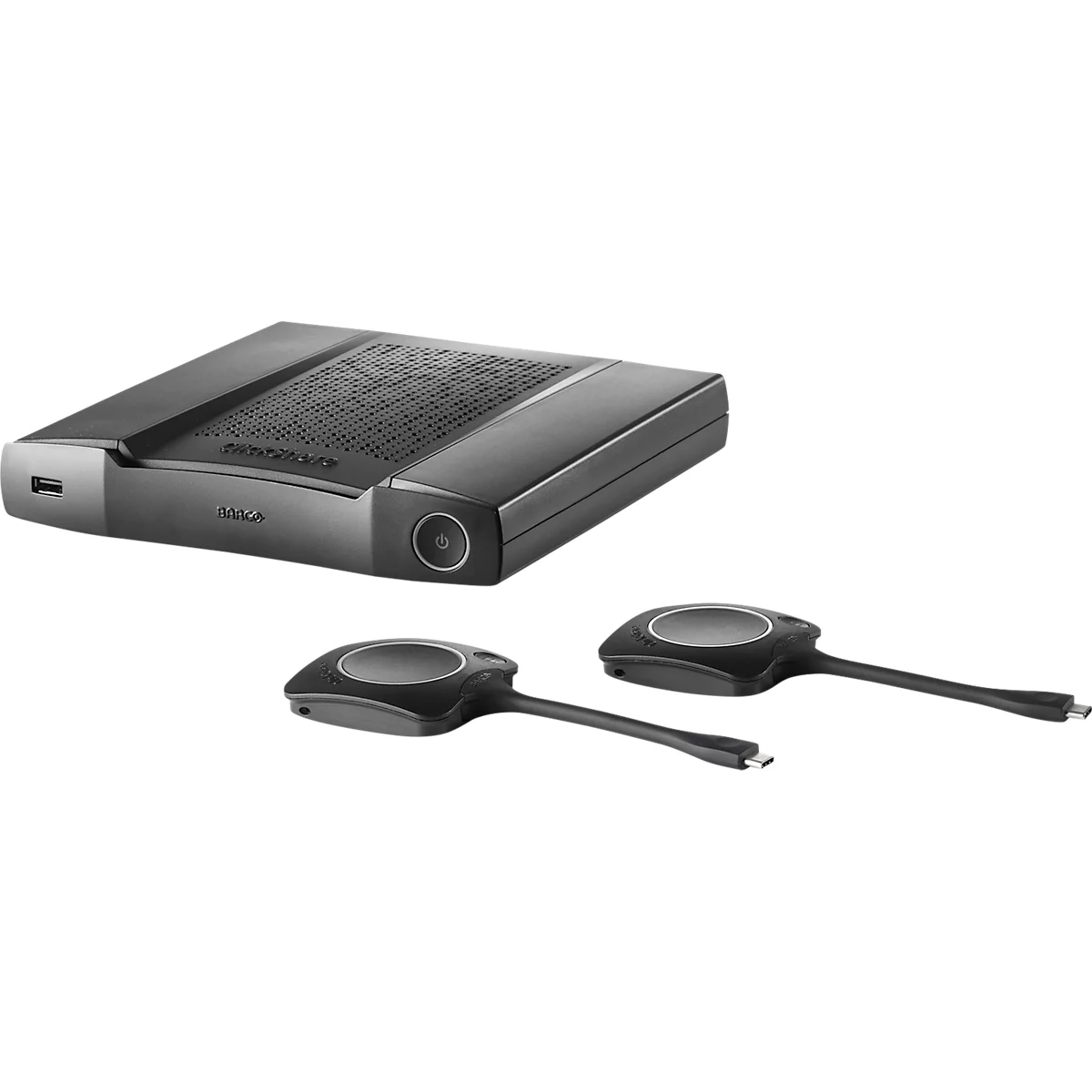 Videoconferentiesysteem Barco ClickShare CX-50 2e generatie, voor grote ruimten, tot 30 m, 3840 x 2160 px, USB/LAN/WLAN/HDMI, 2 ClickShare-knoppen