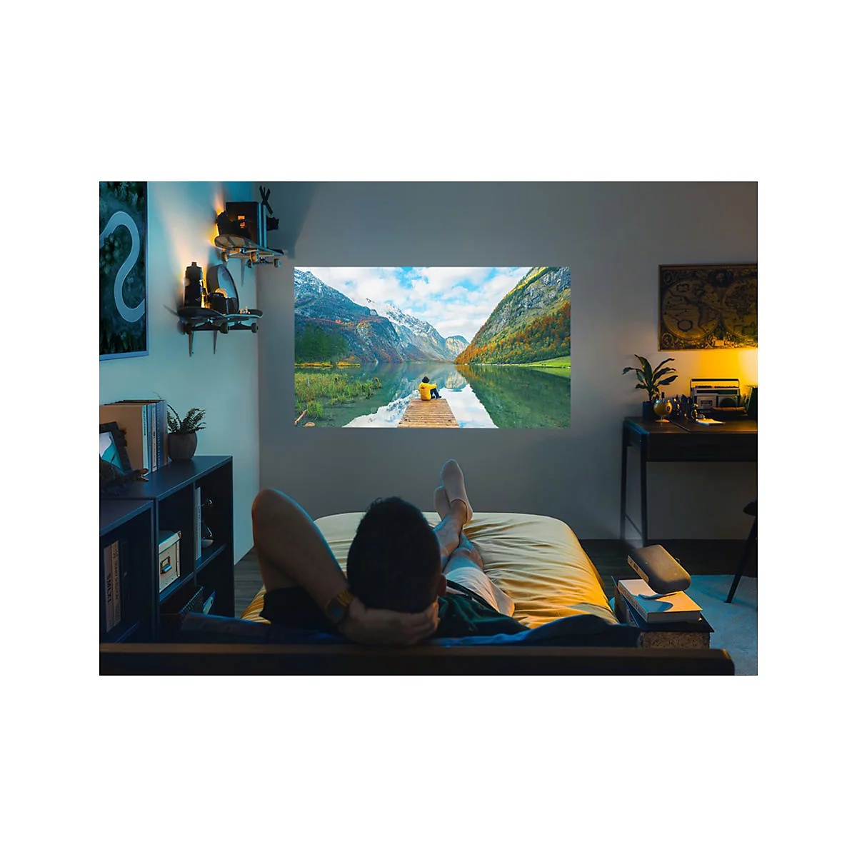 ViewSonic M1S - DLP-Projektor - LED - 360 Lumen pro LED - WVGA (854 x 480)