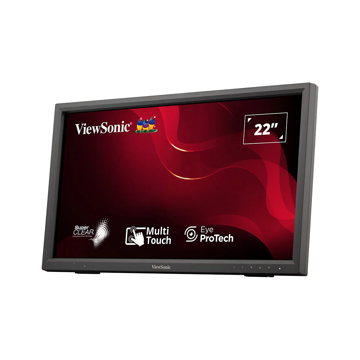 ViewSonic TD2223-2 - LED-Monitor - 55.9 cm (22') (21.5' sichtbar) - Touchscreen - 1920 x 1080 Full HD (1080p) @ 75 Hz - VA
