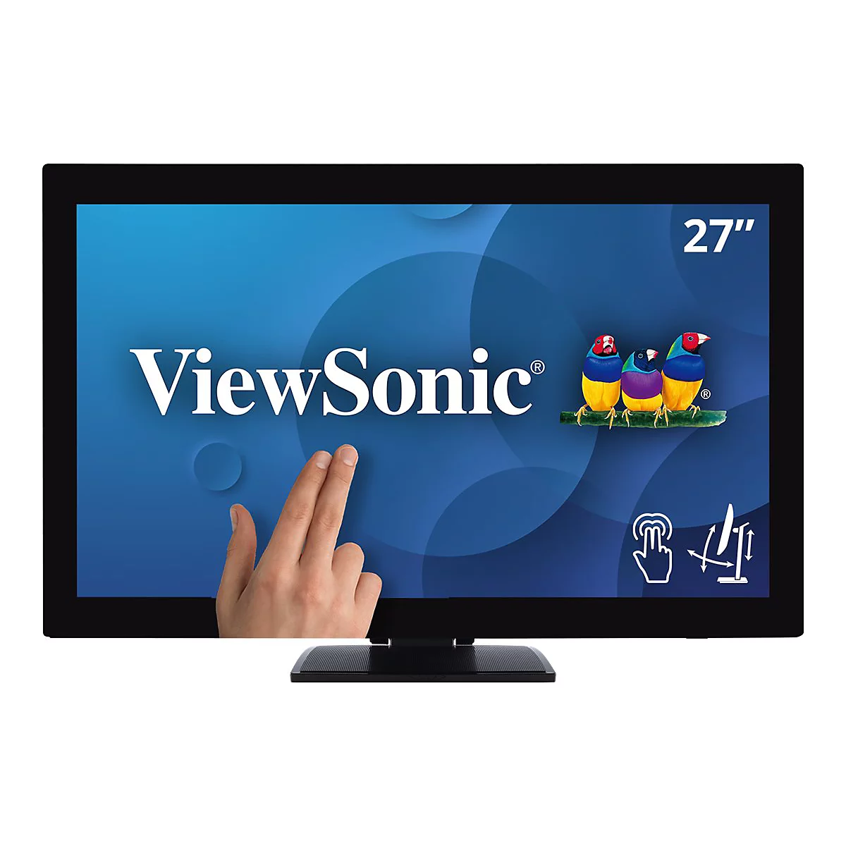 ViewSonic TD2760 - LED-Monitor - 68.6 cm (27') - Touchscreen - 1920 x 1080 Full HD (1080p) @ 60 Hz - MVA