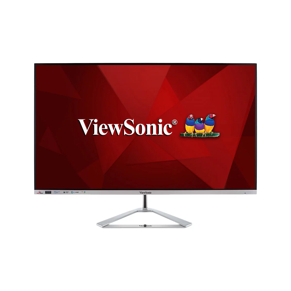 ViewSonic VX3276-2K-MHD-2 - LED-Monitor - 81.3 cm (32') (31.5' sichtbar) - 2560 x 1440 WQHD @ 75 Hz - IPS - 250 cd/m²
