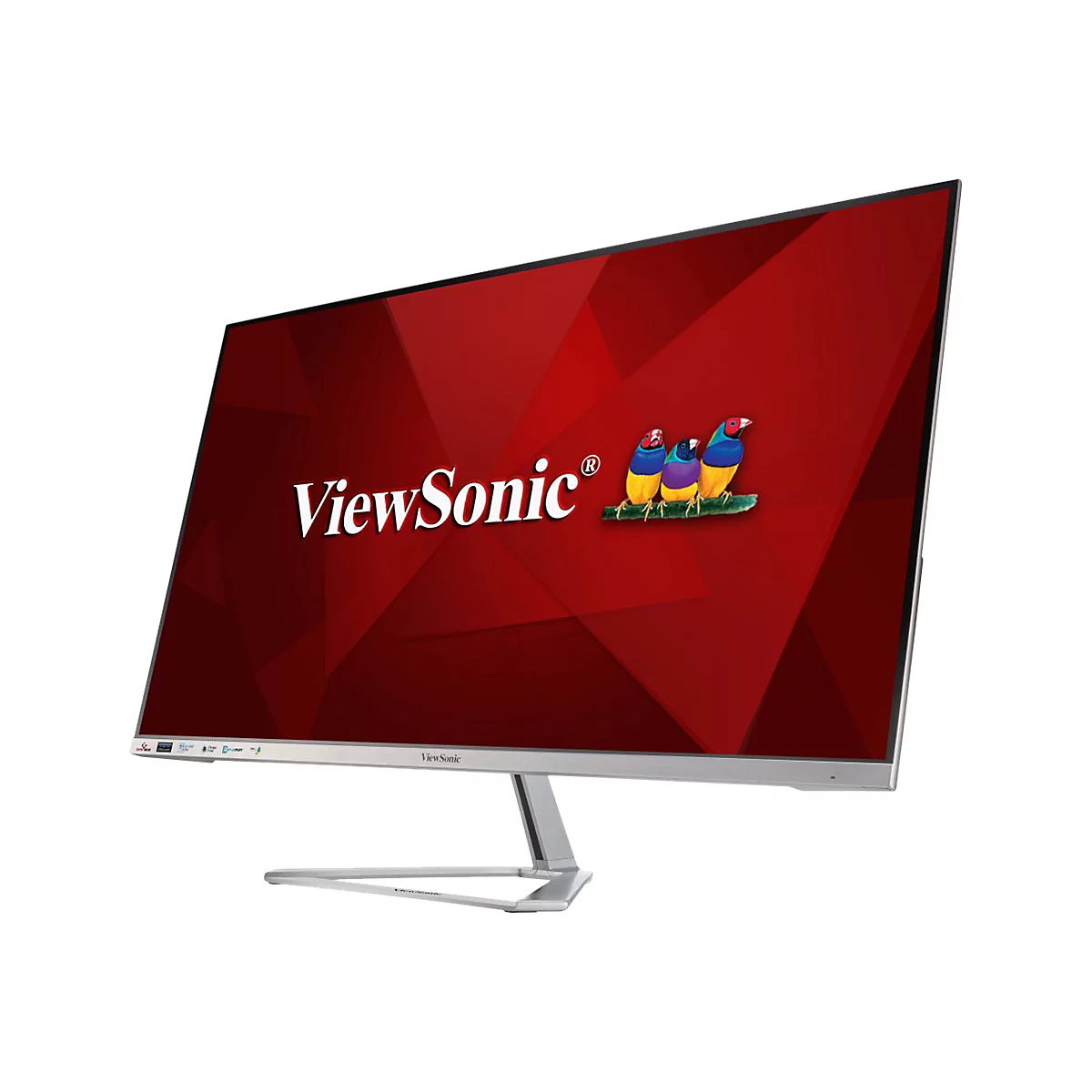 ViewSonic VX3276-2K-MHD-2 - LED-Monitor - 81.3 cm (32') (31.5' sichtbar) - 2560 x 1440 WQHD @ 75 Hz - IPS - 250 cd/m²