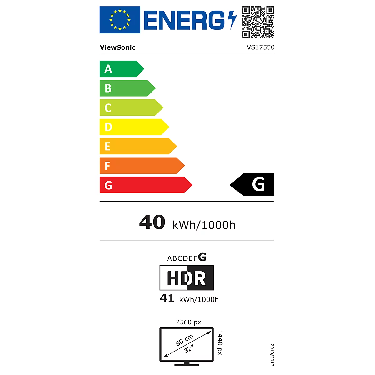 ViewSonic VX3276-2K-MHD-2 - LED-Monitor - 81.3 cm (32') (31.5' sichtbar) - 2560 x 1440 WQHD @ 75 Hz - IPS - 250 cd/m²
