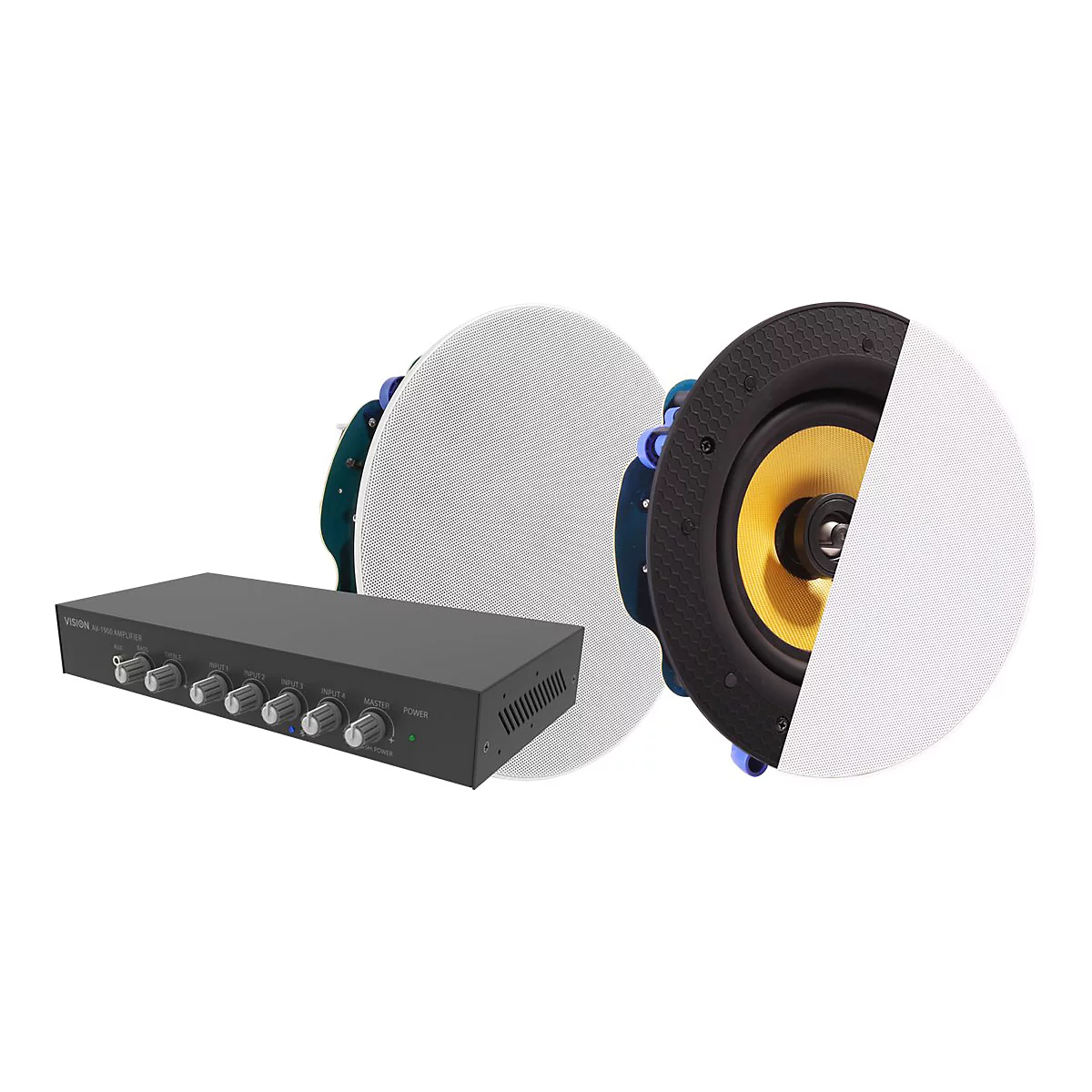 Vision AV-1900+CS-1900 - Lautsprecher - für PA-System - Bluetooth - 60 Watt - zweiweg