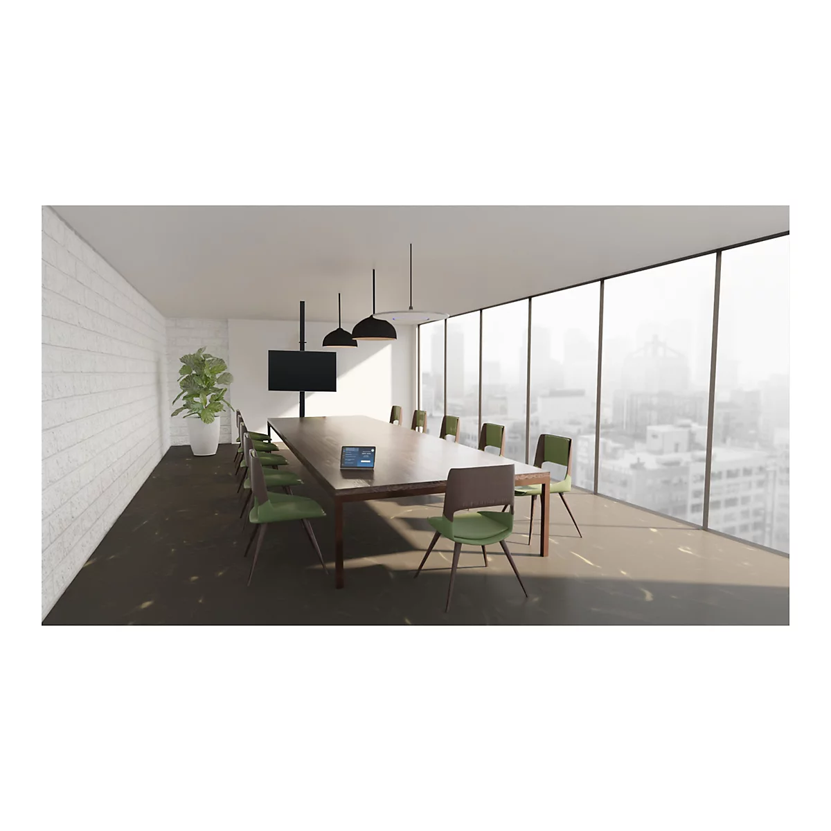 Vision - Montagekomponente (Spalte, Kamerabord) - für Wandmontage - Aluminium - Schwarz - Deckenmontage, Wandmontage