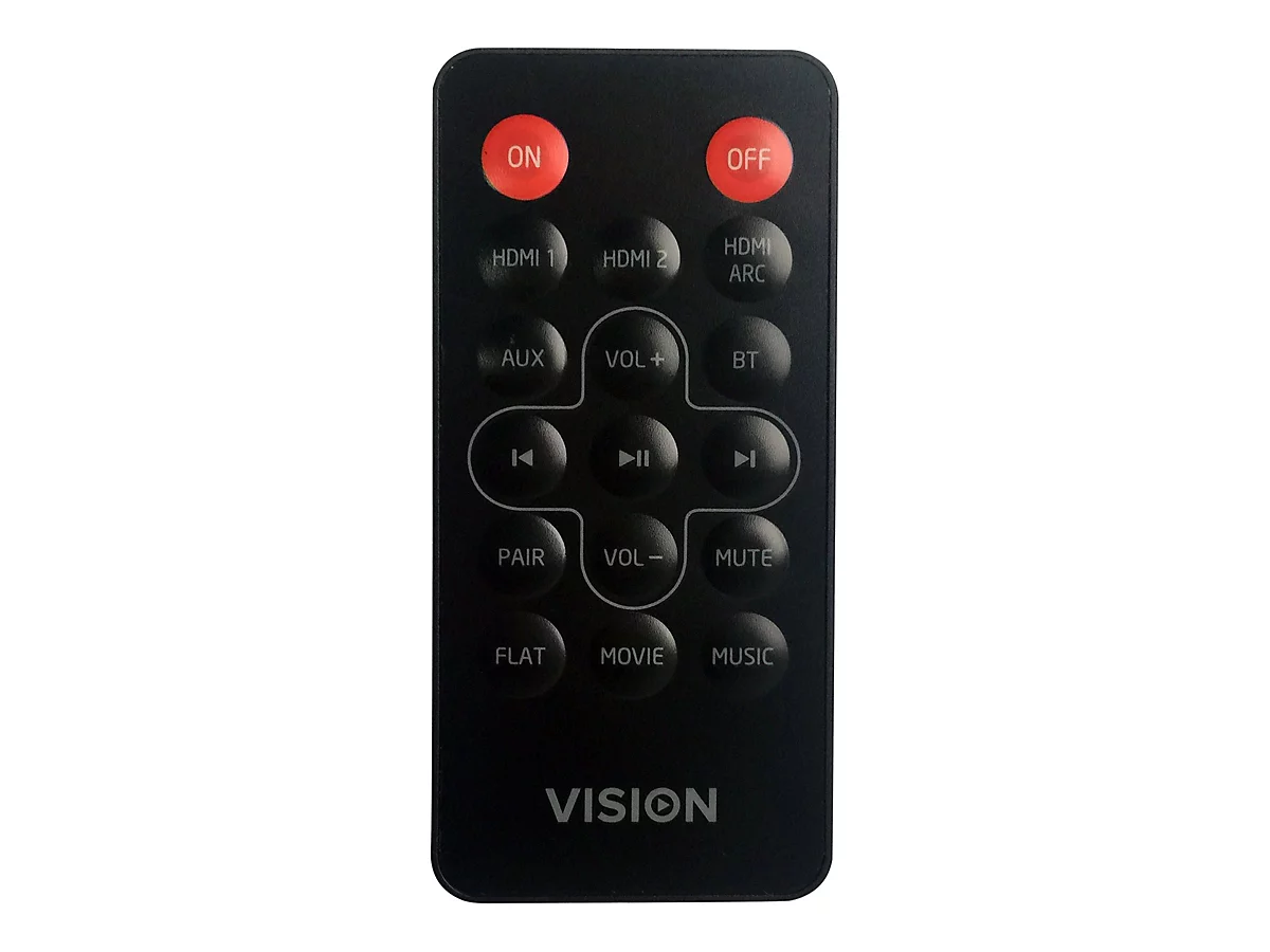 Vision SB-1900P - Soundbar - Bücherregal - kabellos - Bluetooth - 100 Watt
