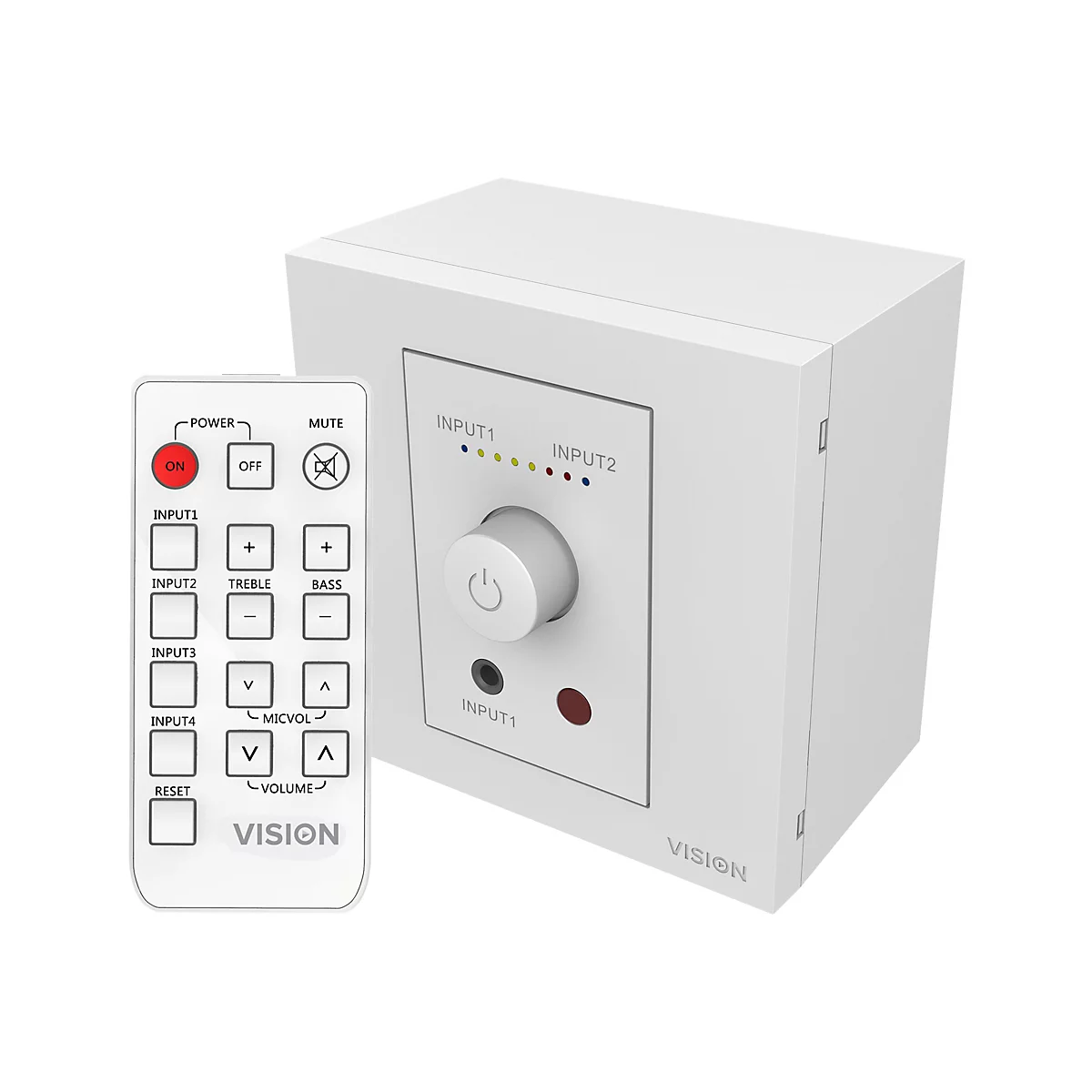 Vision TC3-AMP+CS-1900 - Audiosystem - 2 x 25 Watt - weiß