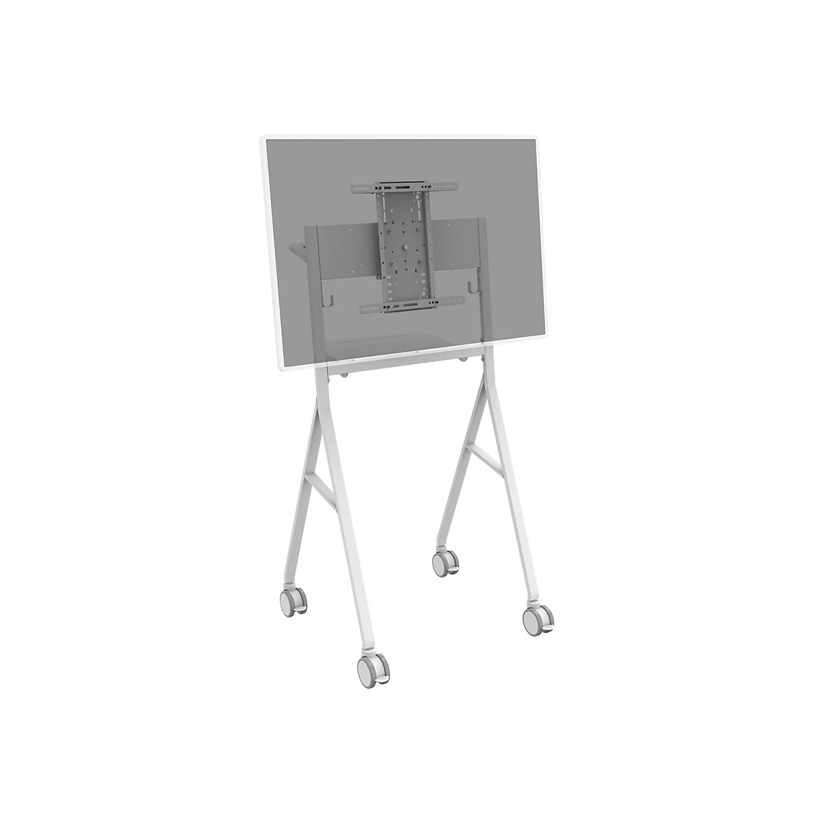 Vision VFM-F10 - Wagen - für Flachbildschirm - Stahl - Off-White - Bildschirmgröße: 127-139.7 cm (50'-55')