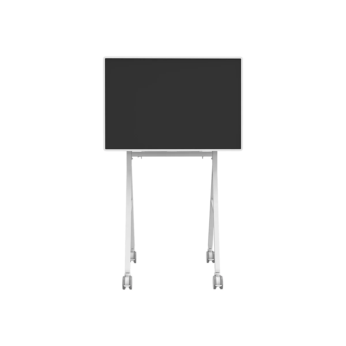 Vision VFM-F10 - Wagen - für Flachbildschirm - Stahl - Off-White - Bildschirmgröße: 127-139.7 cm (50'-55')