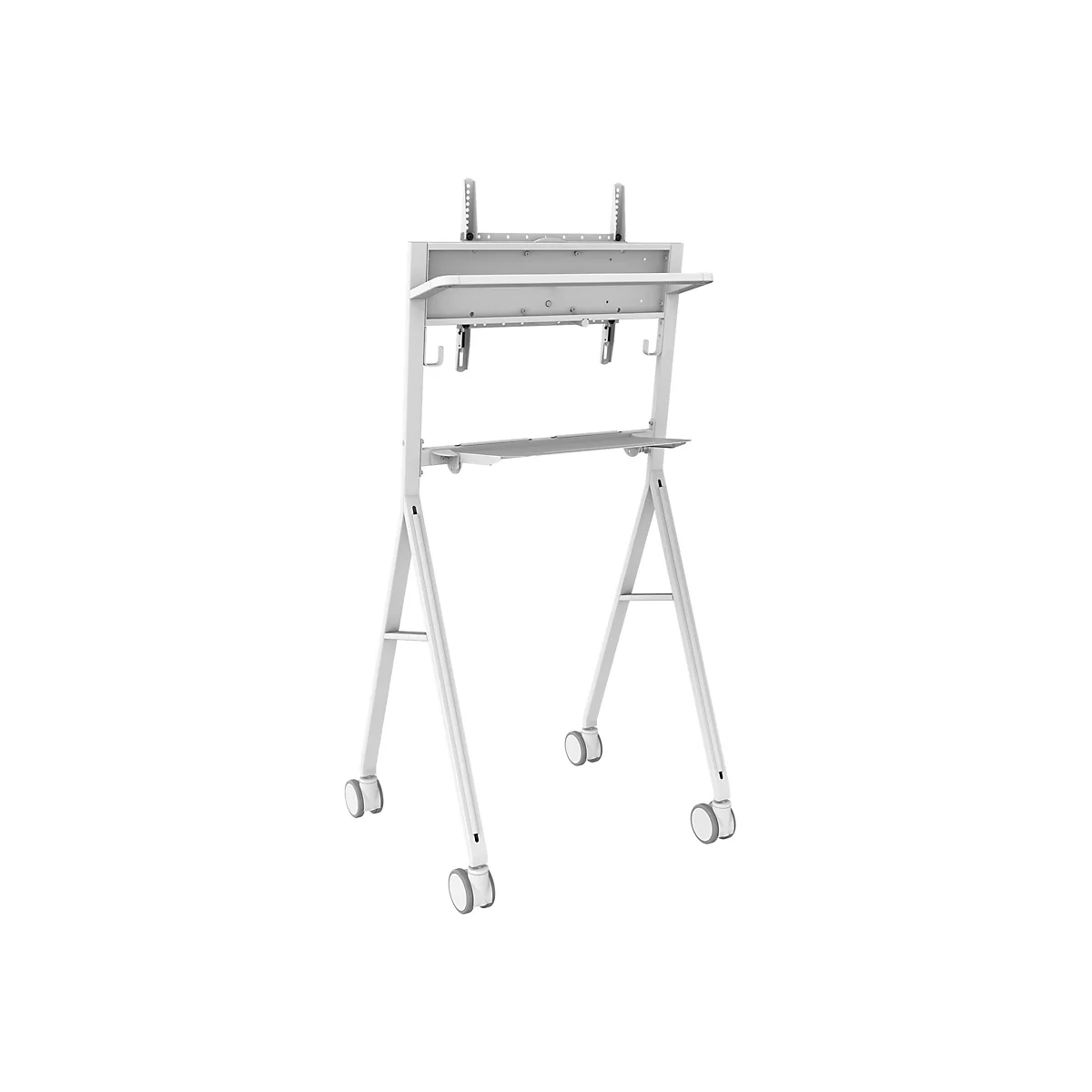 Vision VFM-F10 - Wagen - für Flachbildschirm - Stahl - Off-White - Bildschirmgröße: 127-139.7 cm (50'-55')