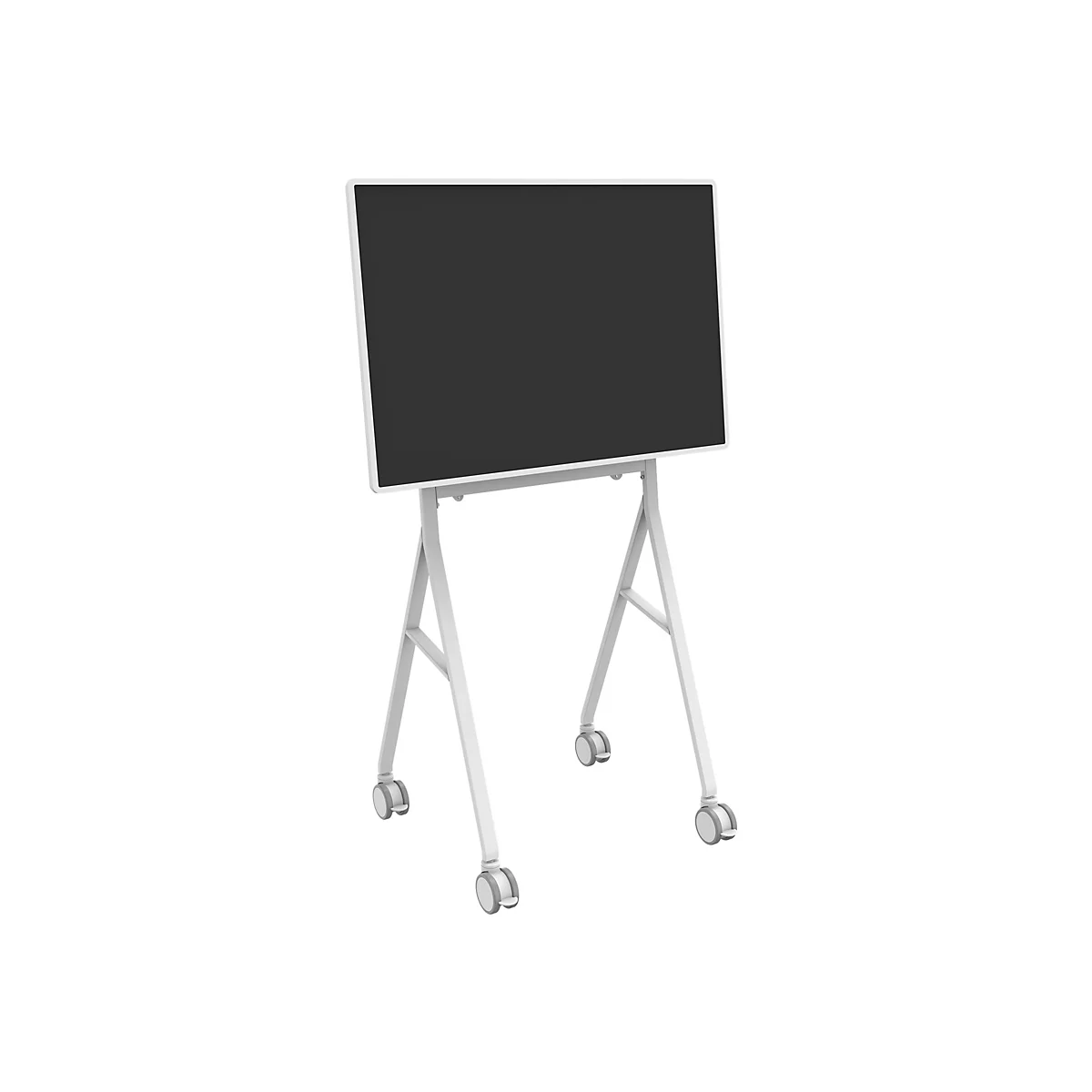 Vision VFM-F10 - Wagen - für Flachbildschirm - Stahl - Off-White - Bildschirmgröße: 127-139.7 cm (50'-55')