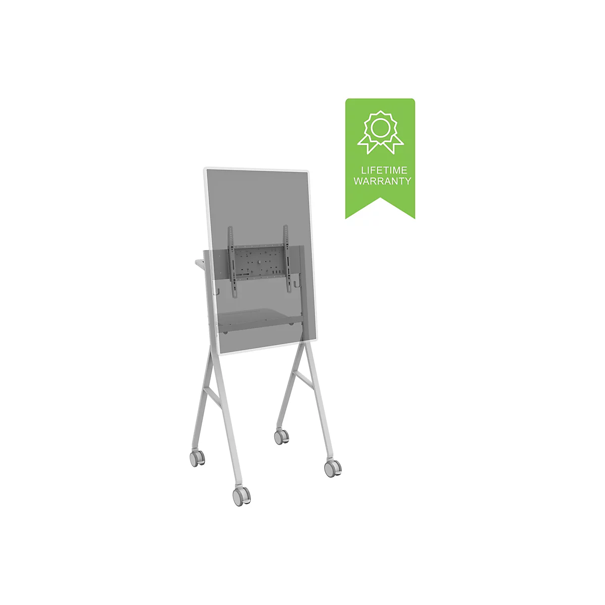 Vision VFM-F10 - Wagen - für Flachbildschirm - Stahl - Off-White - Bildschirmgröße: 127-139.7 cm (50'-55')
