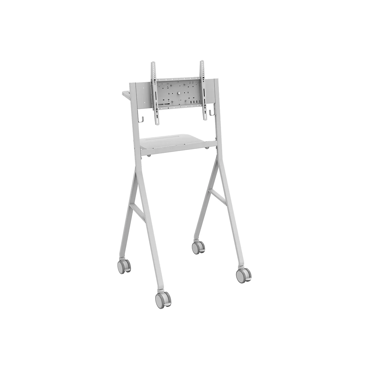 Vision VFM-F10 - Wagen - für Flachbildschirm - Stahl - Off-White - Bildschirmgröße: 127-139.7 cm (50'-55')