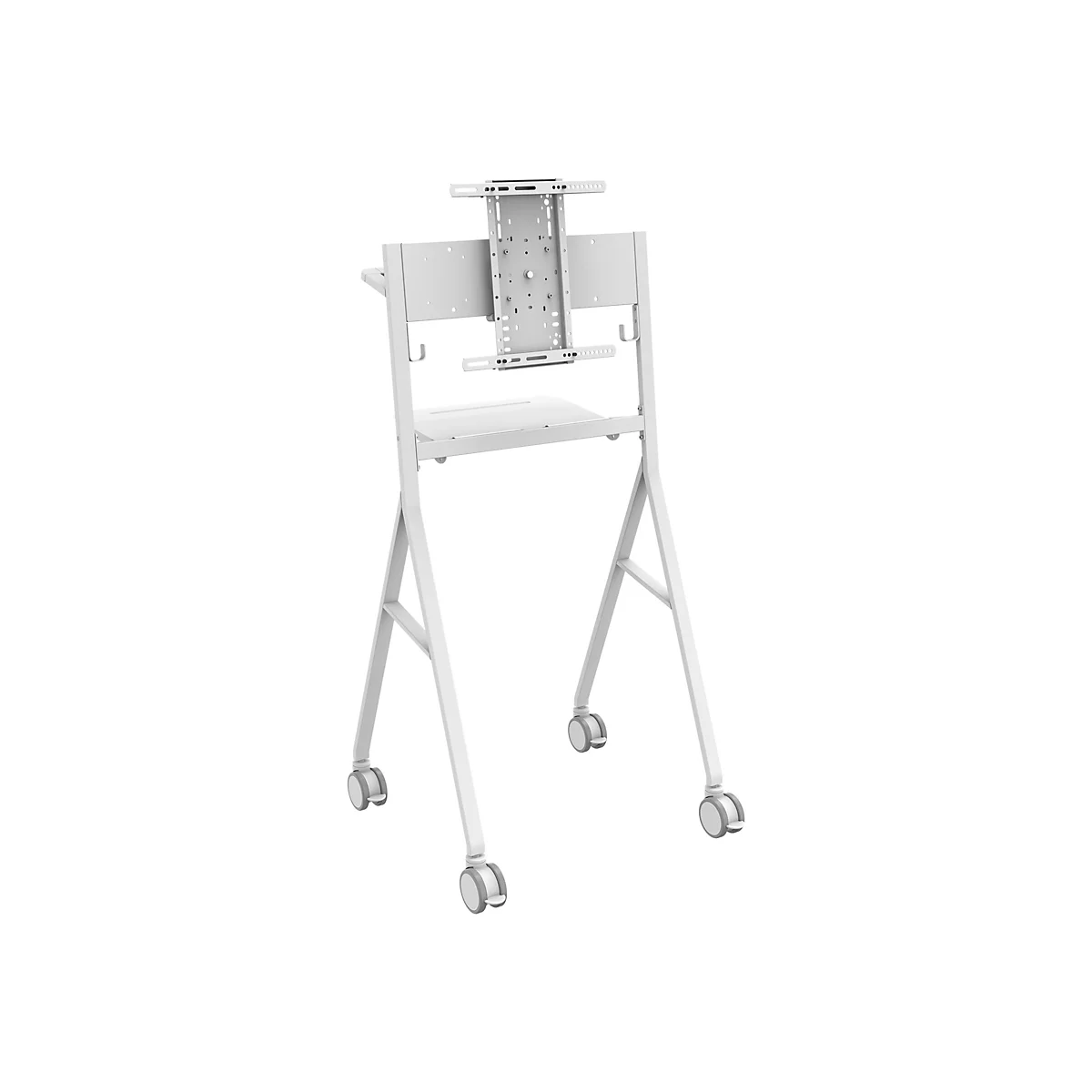 Vision VFM-F10 - Wagen - für Flachbildschirm - Stahl - Off-White - Bildschirmgröße: 127-139.7 cm (50'-55')