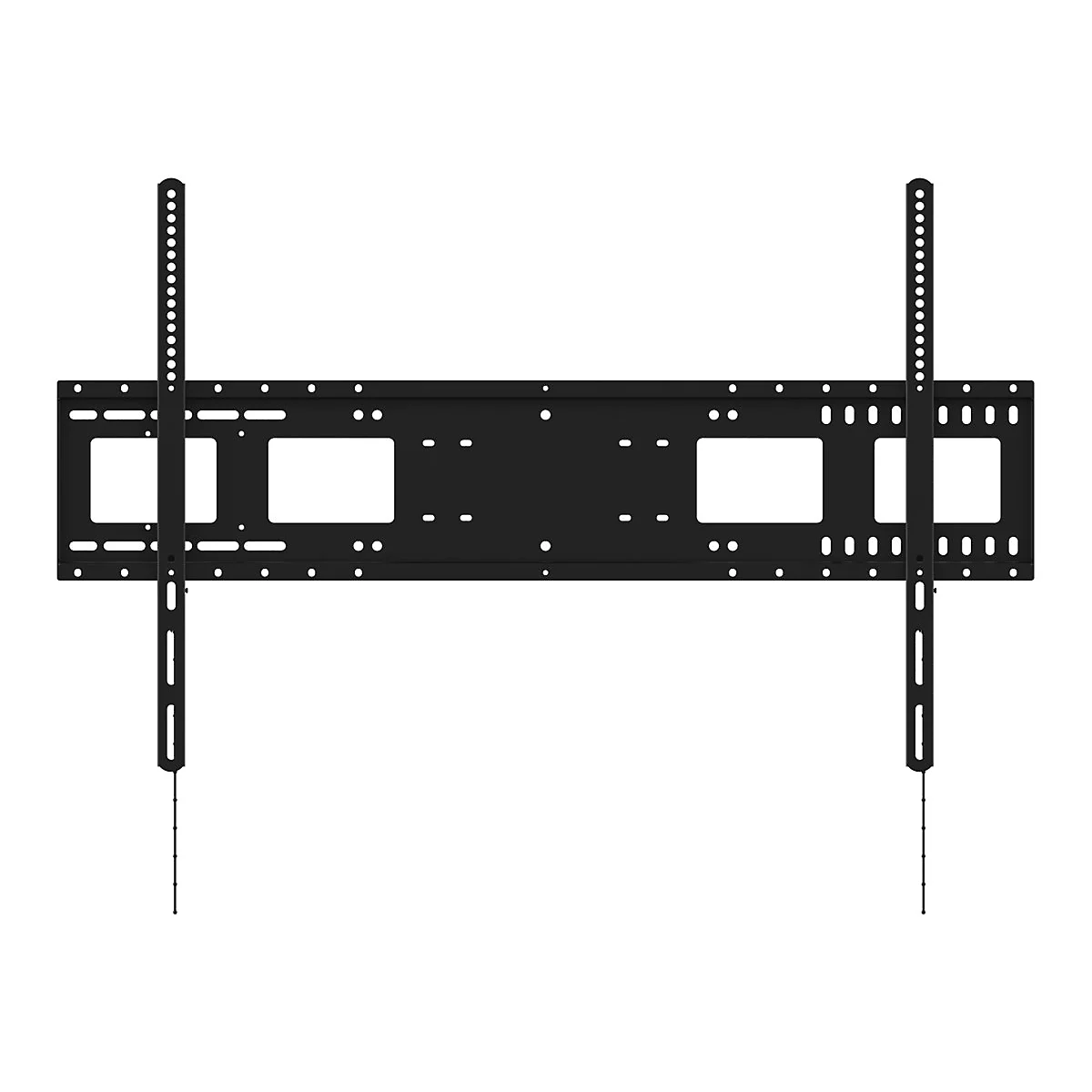 Vision VFM-W10X6 - Heavy Duty - Klammer - für Media Player / LCD-Display - kaltgewalzter Stahl - Schwarz