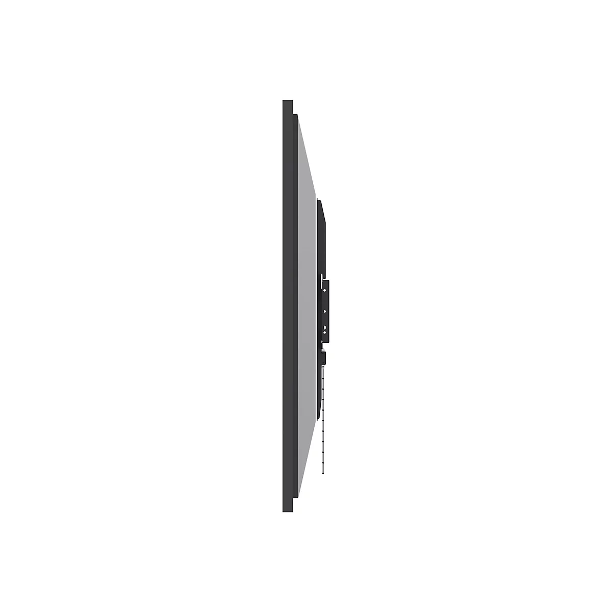 Vision VFM-W10X6 - Heavy Duty - Klammer - für Media Player / LCD-Display - kaltgewalzter Stahl - Schwarz