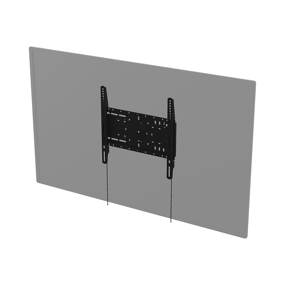 Vision VFM-W4X4 - Heavy Duty - Klammer - für Media Player / LCD-Display - kaltgewalzter Stahl - Schwarz