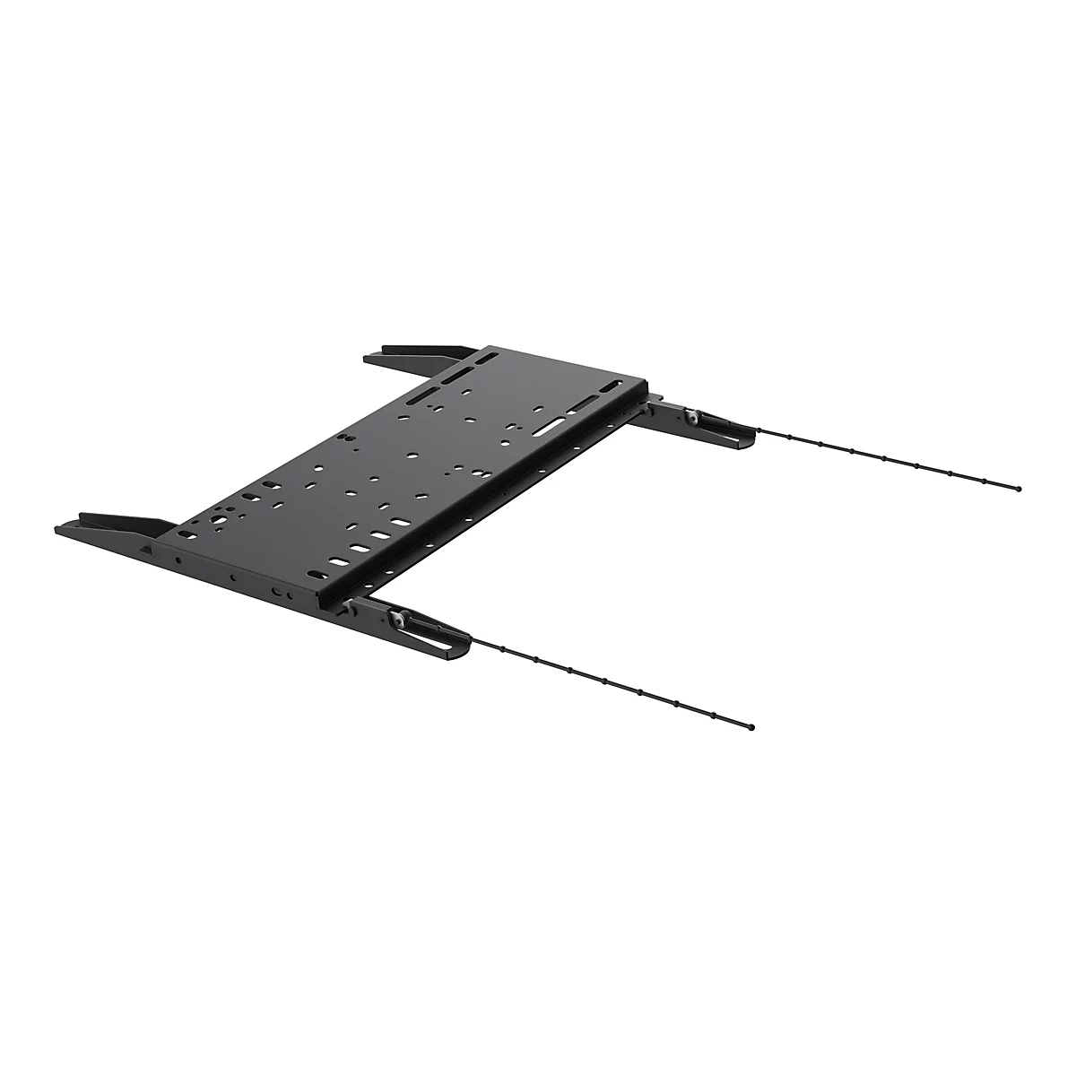 Vision VFM-W4X4 - Heavy Duty - Klammer - für Media Player / LCD-Display - kaltgewalzter Stahl - Schwarz